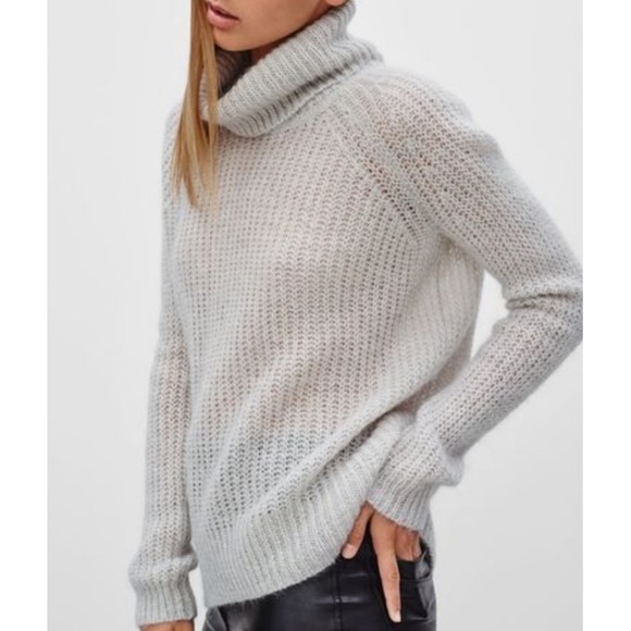 Aritzia Talula Vauzhall Loose Knit Turtleneck Sweater - Picture 16 of 17
